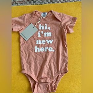 NWT baby girl onesie